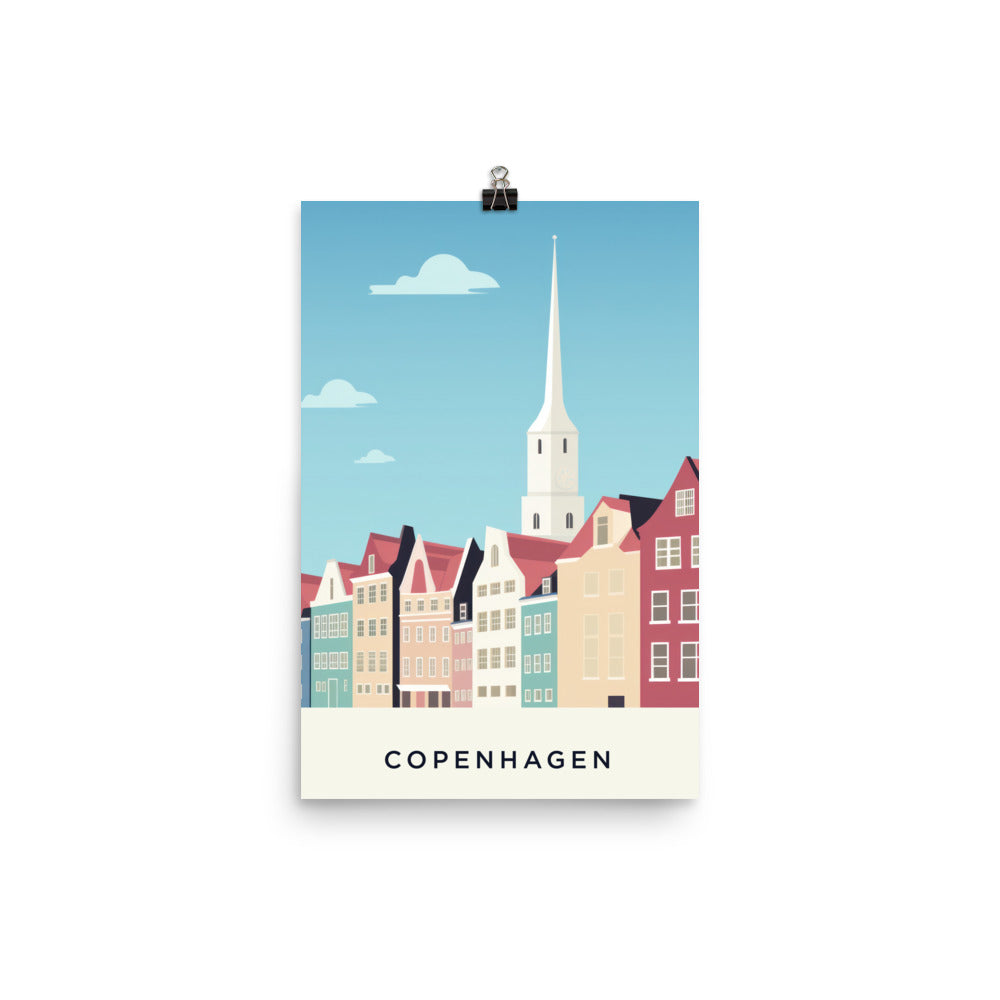 Copenhague - Posters de villes - Awaï Store