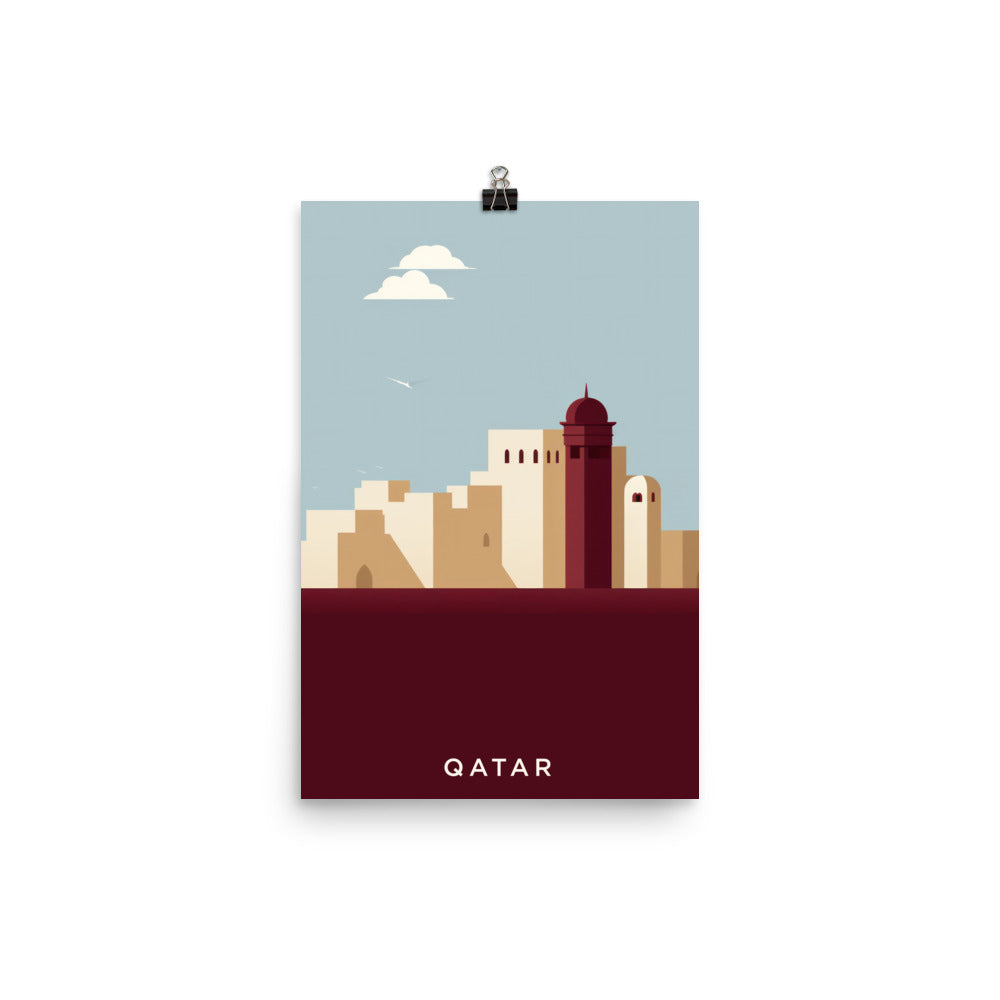 Qatar - Posters de villes - Awaï Store