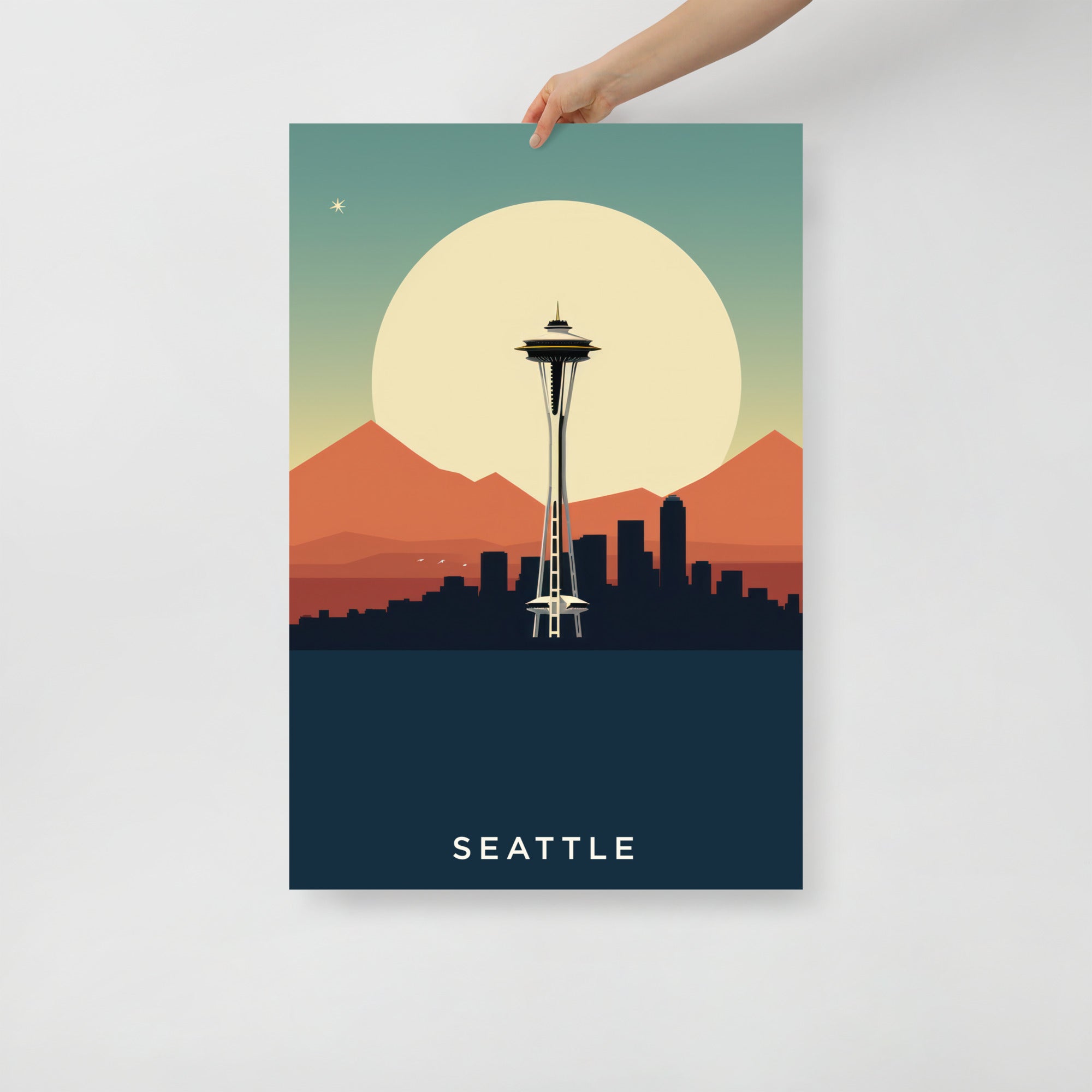 Seattle - Posters de villes - Awaï Store