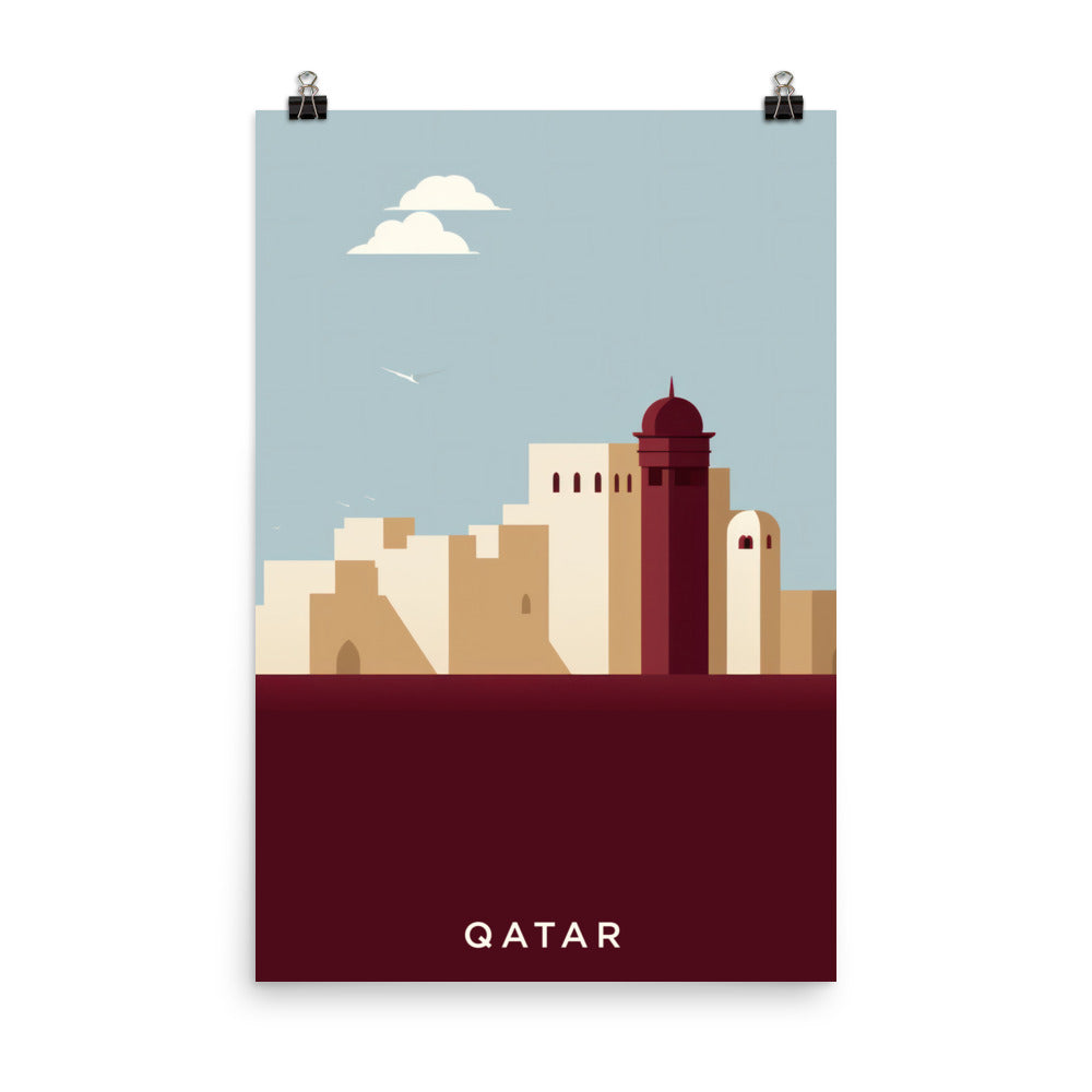 Qatar - Posters de villes - Awaï Store