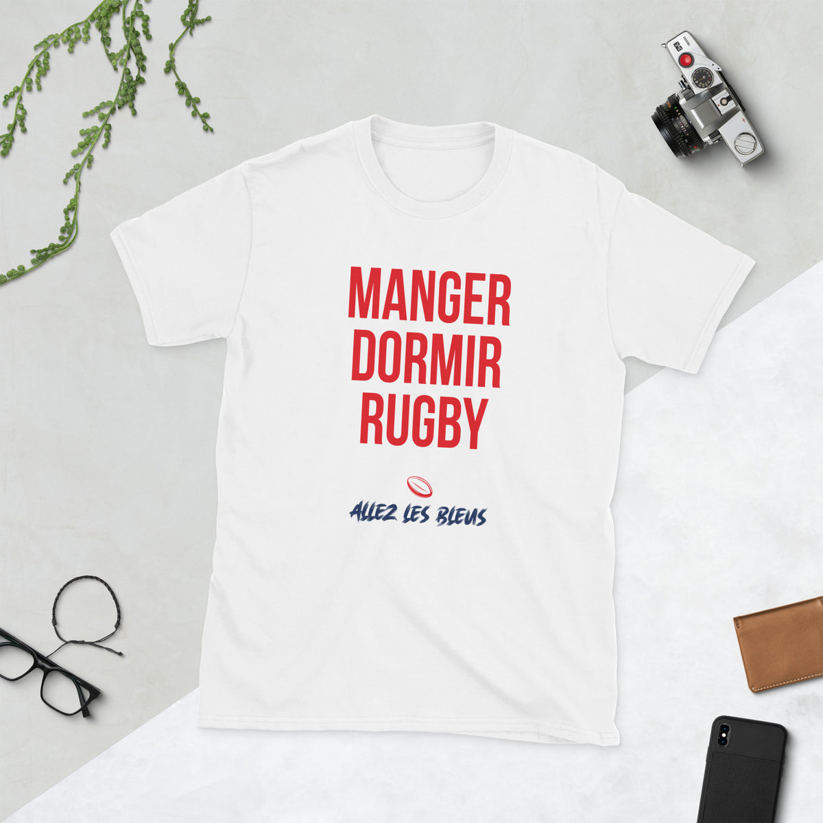 T-shirt - Manger dormir rugby - Awaï Store