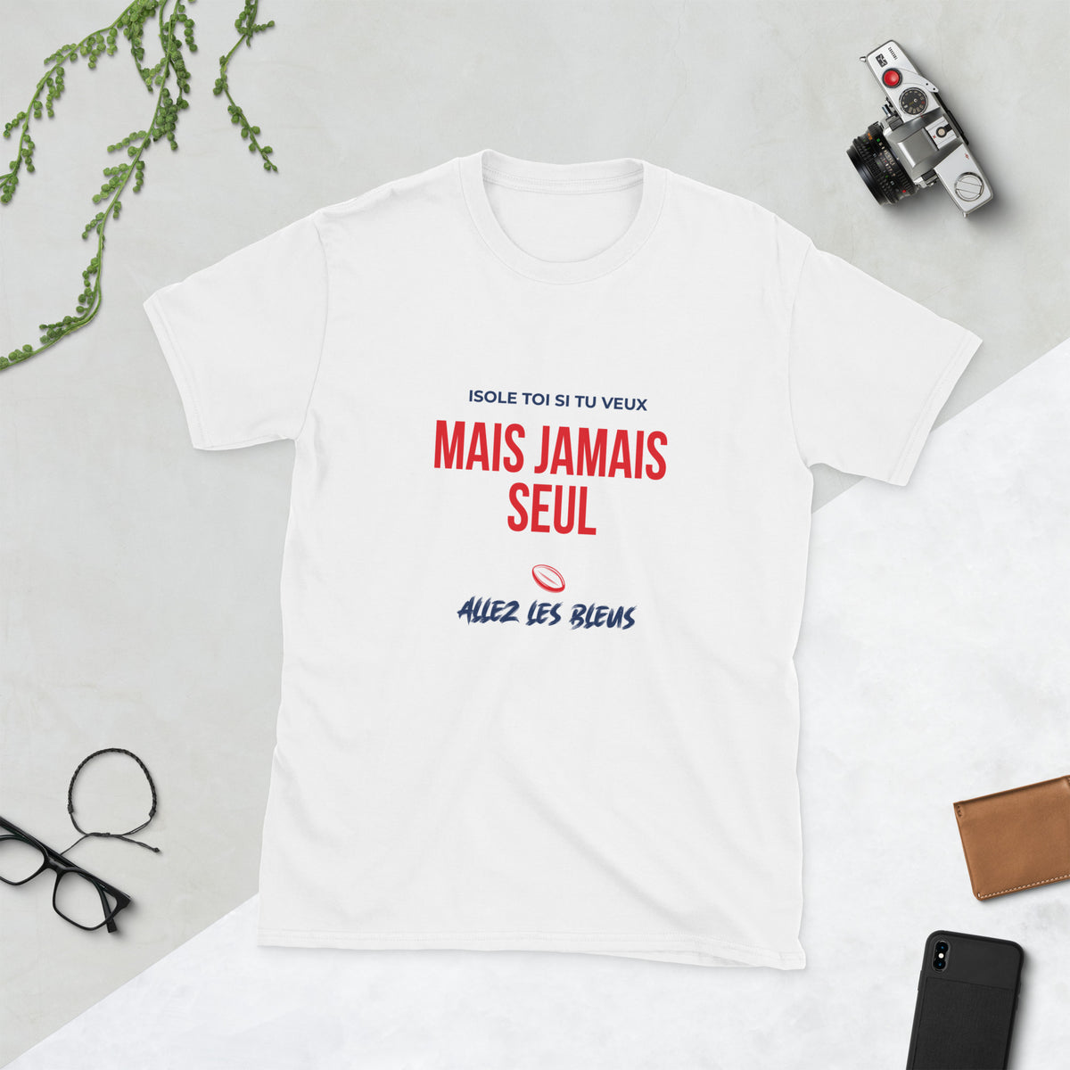 T-shirt - Rugby jamais s'isoler - Awaï Store