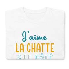 T-shirt humoristique "J'aime la chatte et le pâté"! - Awaï Store