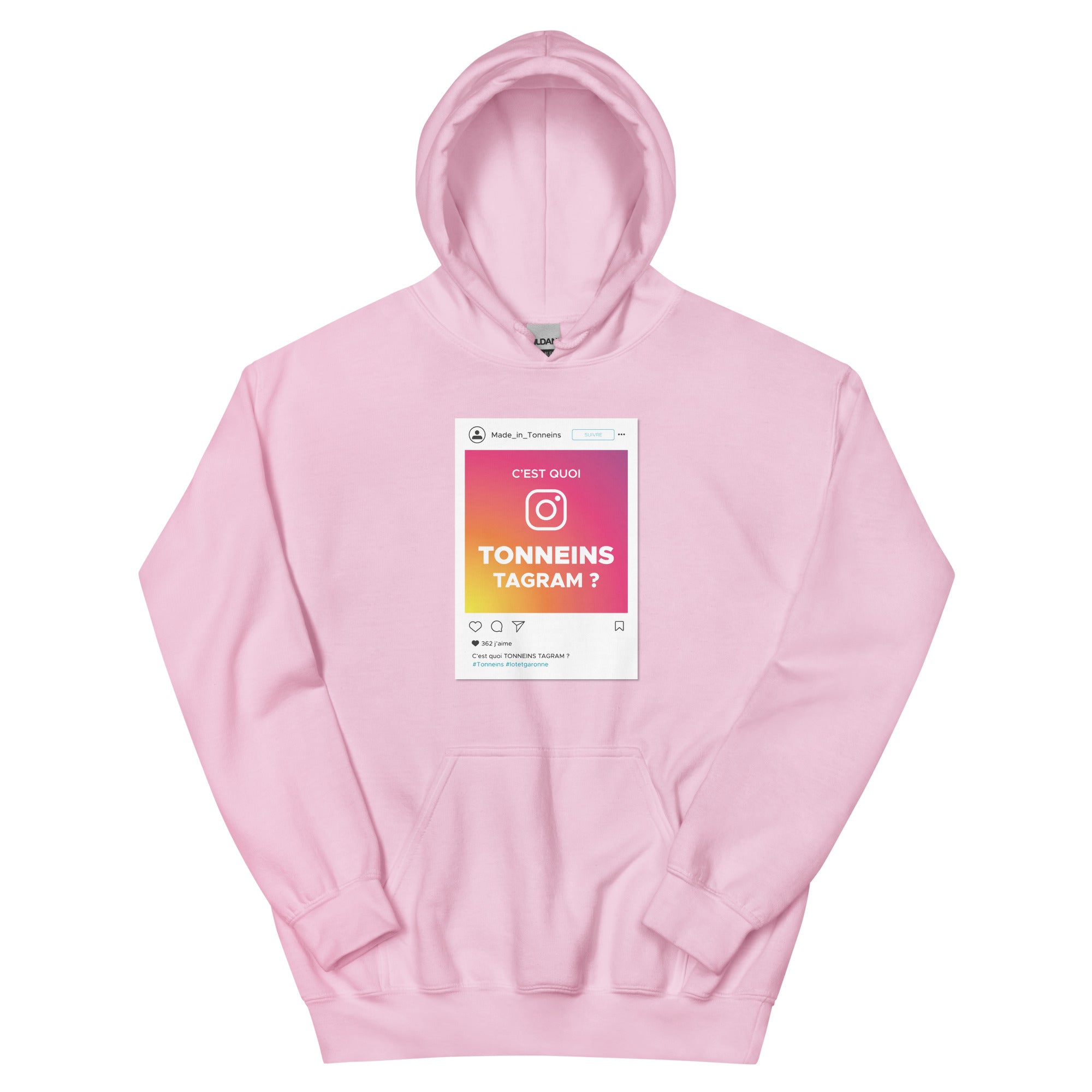 Sweat à capuche - Tonneins' Tagram - Awaï Store