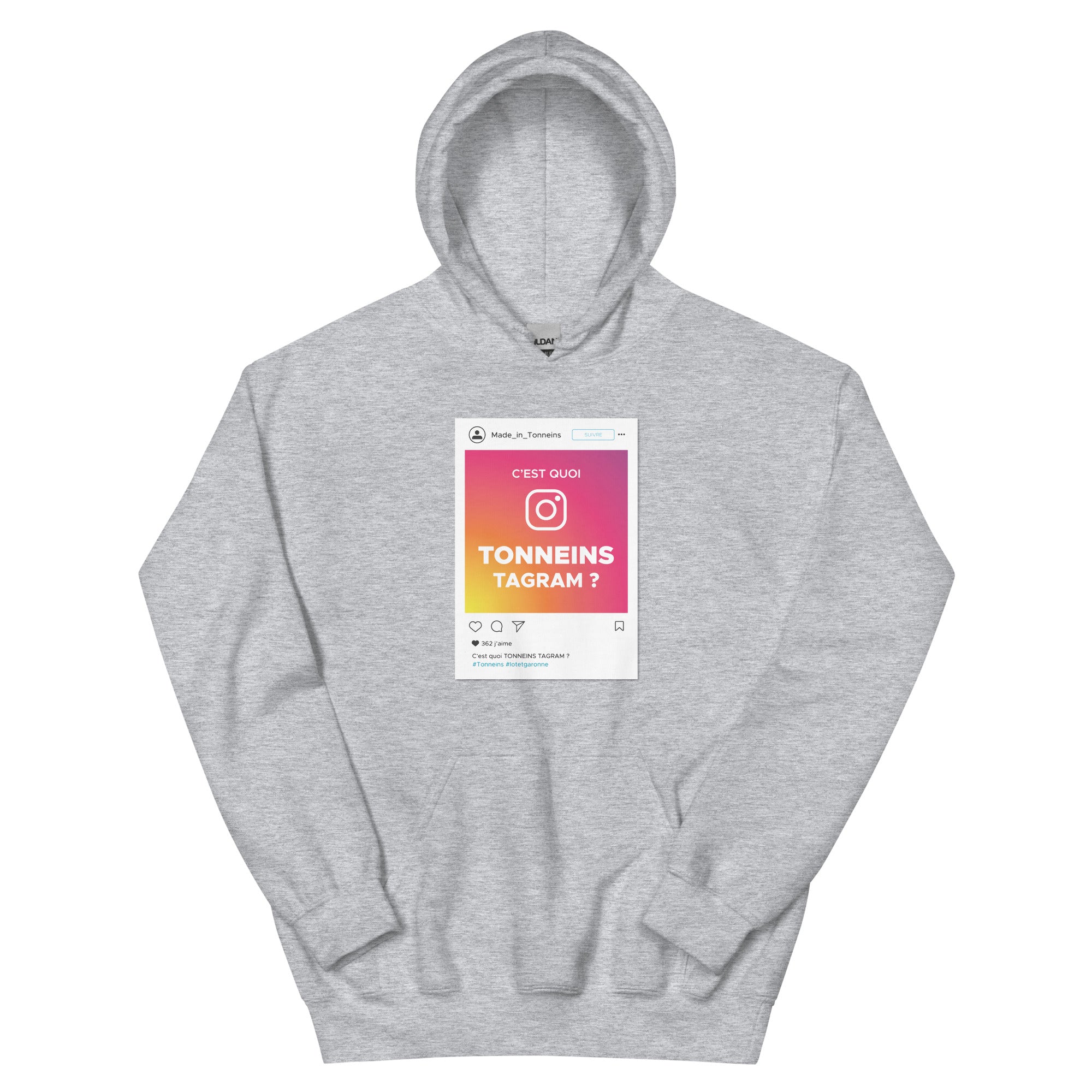 Sweat à capuche - Tonneins' Tagram - Awaï Store