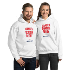 Sweat à capuche - Manger Dormir Rugby - Awaï Store